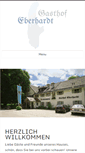 Mobile Screenshot of gasthof-eberhardt.de